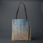 Bolsa Tote Gustav Klimt Fir Forest Tannenwald árvores vermelh<br><div class="desc">Vintage Gustav Klimt Fir Forest - Art Nouveau Red Trees Esta bela pintura de safra de árvores é feita pelo mestre artista Gustav Klimt. A pintura, chamada Floresta Fir I, ou Tannenwald, nos mostra uma bela paisagem com Árvores Vermelhas, através de uma floresta densa. Gustav Klimt capturou o sentimento de...</div>