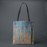 Bolsa Tote Gustav Klimt Fir Forest Tannenwald árvores vermelh<br><div class="desc">Vintage Gustav Klimt Fir Forest - Art Nouveau Red Trees Esta bela pintura de safra de árvores é feita pelo mestre artista Gustav Klimt. A pintura, chamada Floresta Fir I, ou Tannenwald, nos mostra uma bela paisagem com Árvores Vermelhas, através de uma floresta densa. Gustav Klimt capturou o sentimento de...</div>