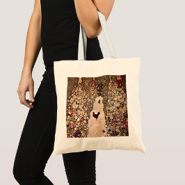 Bolsa Tote Gustav Klimt Garden Path Com Galinhas, Tonturas Te