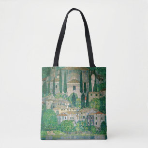 Bolsa Tote Gustav Klimt - Igreja em Cassone