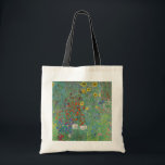Bolsa Tote Gustav Klimt - Jardim do País com Girassóis<br><div class="desc">Jardim do País com Girassóis/Jardim de Fazenda com Girassóis - Gustav Klimt em 1905-1906</div>