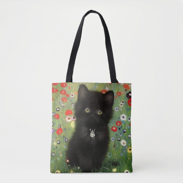 Bolsa Tote Gustav Klimt Kitten (Frente)