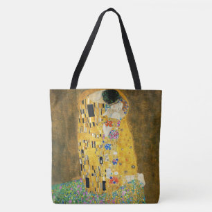 Bolsa Tote Gustav Klimt O Beijo Vintage Art Nouveau Painting