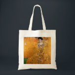 Bolsa Tote Gustav Klimt Retrait<br><div class="desc">Esta popular pintura Klimt é chamada "Adele Bloch-Bauer's Portrait" e foi pintada em 1907. Gustav Klimt (14 de julho de 1862 - 6 de fevereiro de 1918) foi um pintor simbólico austríaco e um dos membros mais proeminentes do movimento Secessão de Viena. Klimt é notado por suas pinturas, murais, esboços,...</div>