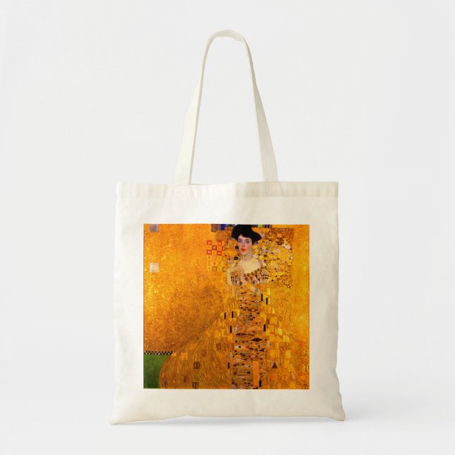 Bolsa Tote Gustav Klimt Retrato de Adele Bloch Bauer (Frente)