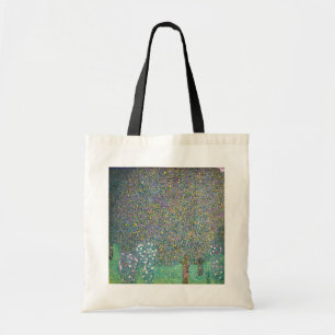 Bolsa Tote Gustav Klimt - Rosebushes debaixo das Árvores