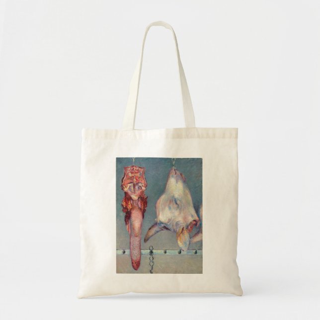 Bolsa Tote Gustave Caillebotte - Cabeça de Bezerro e Língua d (Frente)