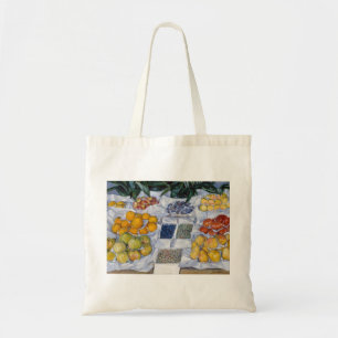 Bolsa Tote Gustave Caillebotte - Frutas Expostas em uma Banca