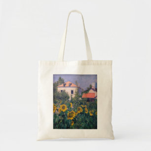 Bolsa Tote Gustave Caillebotte - Girassóis, Jardim