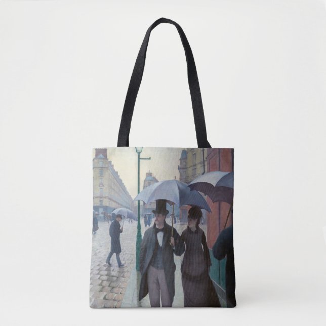 Bolsa Tote Gustave Caillebotte - Paris Street; Rainy Day (Frente)