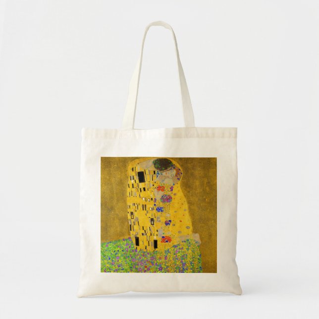 Bolsa Tote Gustavo Klimt o beijo Zazzle (Frente)