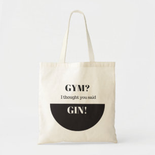Bolsa Tote Gym? Eu Pensei Que Você Disse Gin