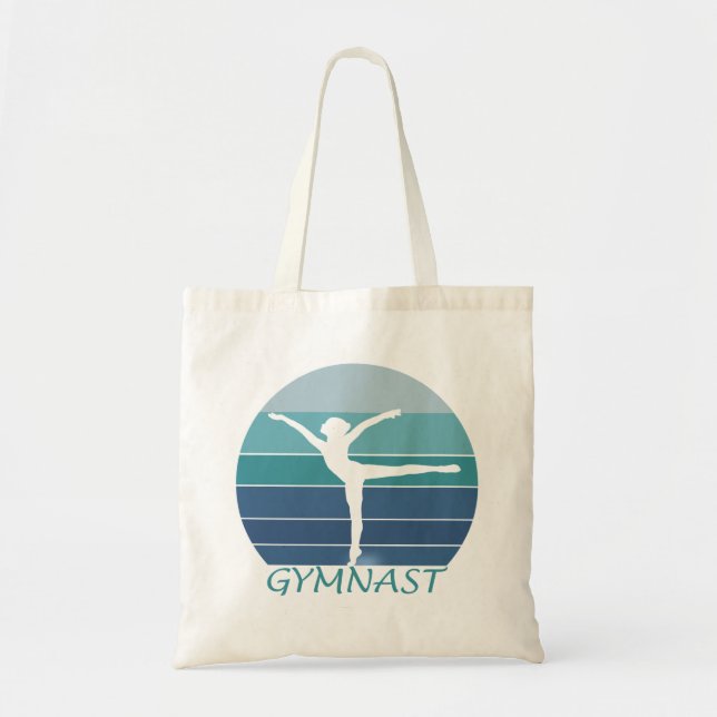 BOLSA TOTE GYMNAST... EU AMO GINÁSTICA. (Frente)