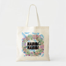 Habibi - saco de toques duplos personalizado