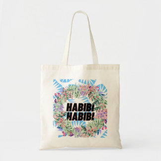 Bolsa Tote Habibi - saco de toques duplos personalizado