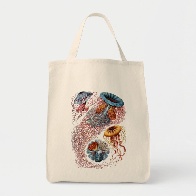 Bolsa Tote Haeckel Jellyfish (Frente)