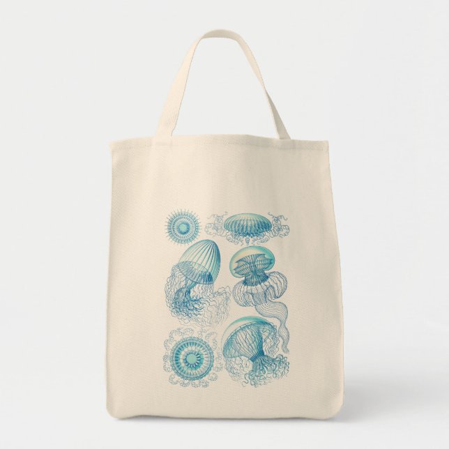Bolsa Tote Haeckel Jellyfish (Frente)