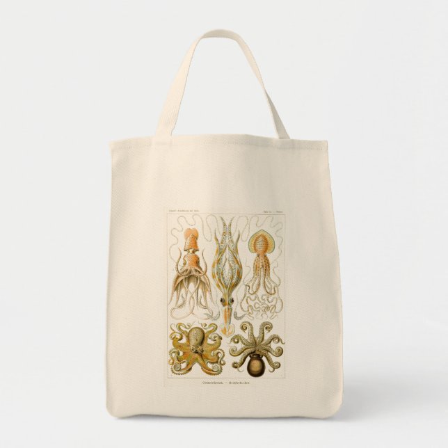 Bolsa Tote Haeckel Octopus (Frente)