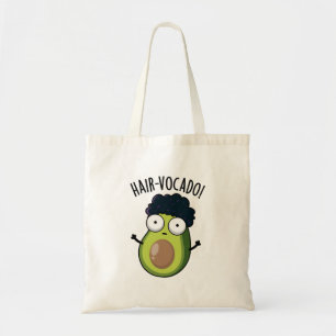 Bolsa Tote Hair-vocado Funny Avocado Puns