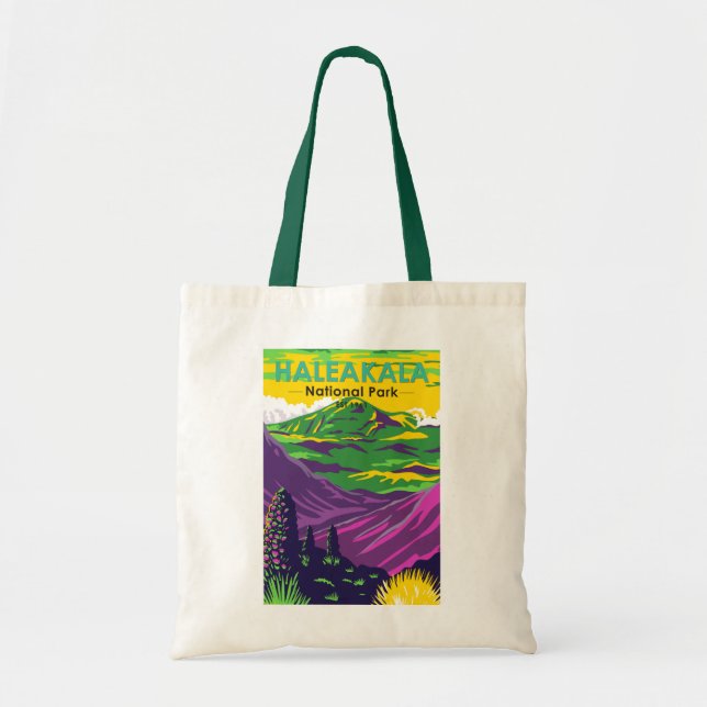 Bolsa Tote Haleakala National Park Hawaii Vintage (Frente)