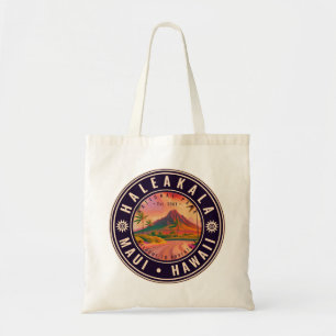 Bolsa Tote Haleakala National Park Maui Road Volcano Vintage