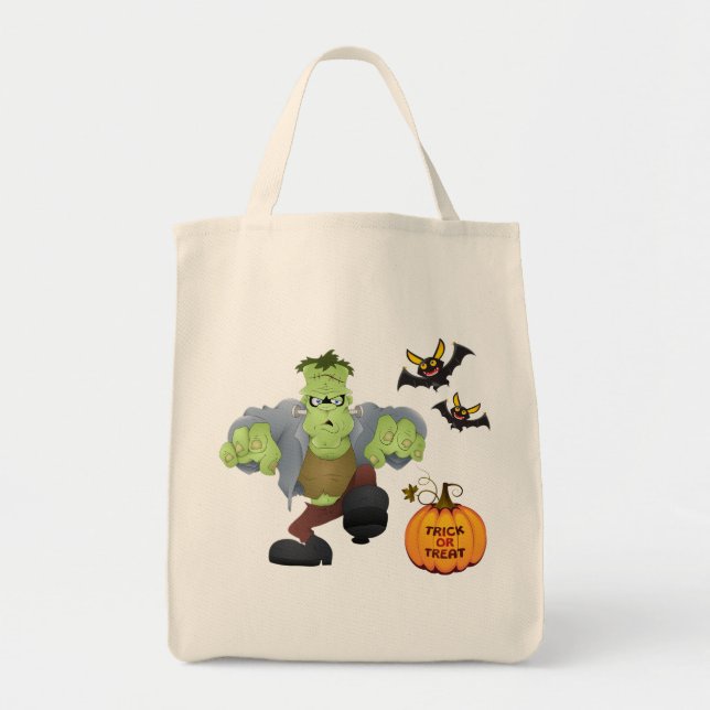 Bolsa Tote Halloween Bag-Frankenstein (Frente)