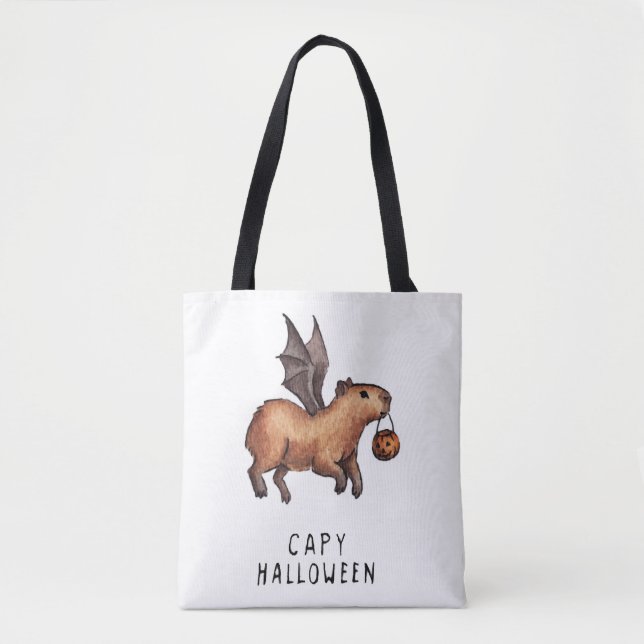 Bolsa Tote Halloween Capybara (Frente)