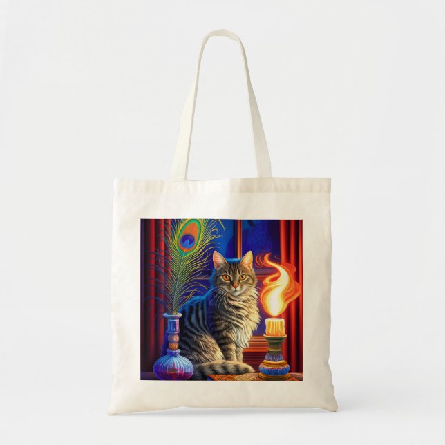 Bolsa Tote Halloween Cat (Frente)