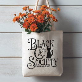Bolsa Tote Halloween da Black Cat Society