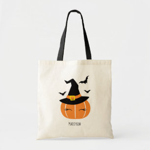Bolsa Tote Halloween da bruxa-de-abelha