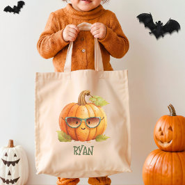 Bolsa Tote Halloween de Cólvora Bestial de Abóbora Personaliz