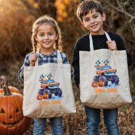 Bolsa Tote Halloween de gangue do monstro moderno personaliza