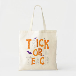 Bolsa Tote Halloween De Professores De Truque Ou Ensino