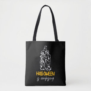 Bolsa Tote Halloween Está Confundindo Halloween Dizendo Prese