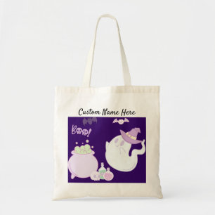 Bolsa Tote Halloween Girly Ghost Tote Bag - Personalizar