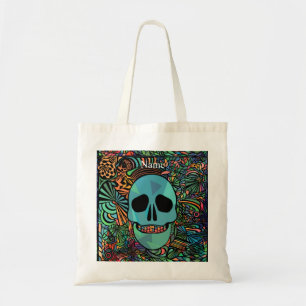 Bolsa Tote Halloween Hippie Skull Thunder_Cove