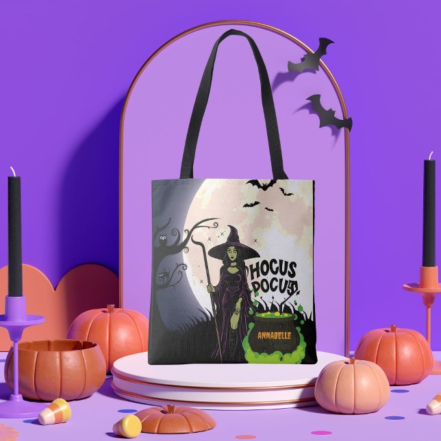 Bolsa Tote HALLOWEEN hocus spooky (Criador carregado)