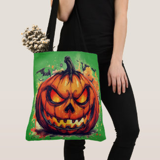 Bolsa Tote Halloween,Ira do Jack O' Lantern , Sinistro