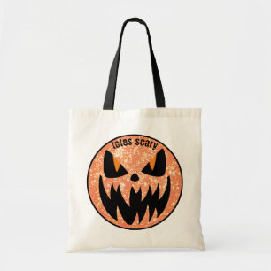 Bolsa Tote Halloween Jack o'Lanterna Black Orange