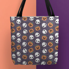 Bolsa Tote Halloween Kawaii Pattern