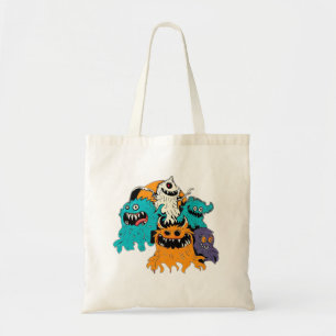 Bolsa Tote Halloween/Monstro/Outubro/Outono 