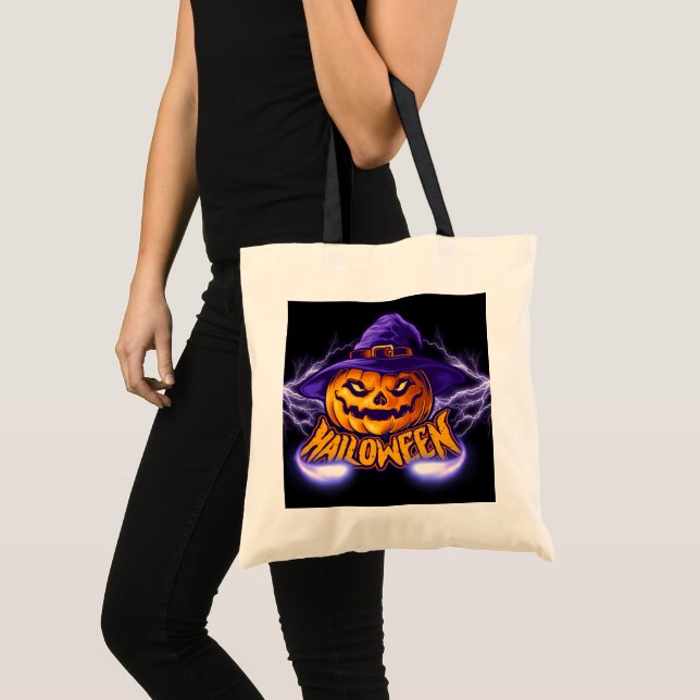 Bolsa Tote Halloween Passa A Milha (Frente (produto))