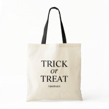 Halloween Personalizado Moderno de Doce ou Travess