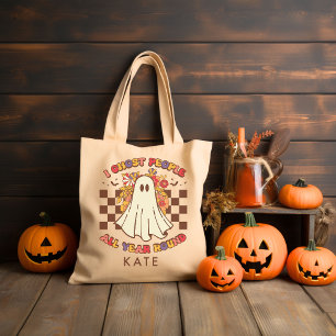 Bolsa Tote Halloween Personalizado Retro Groovy