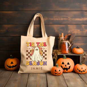 Bolsa Tote Halloween Personalizado Retro Groovy