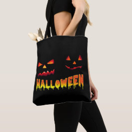 BOLSA TOTE HALLOWEEN PUMPKINS RIU NO ESCURO