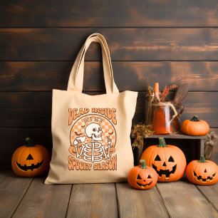 Bolsa Tote Halloween Retro Groovy do Dentro do morto