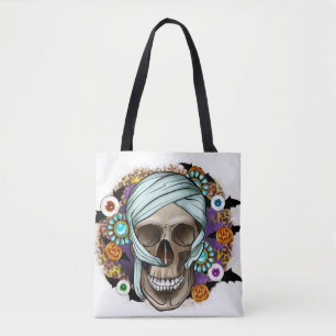Bolsa Tote Halloween Skeleton