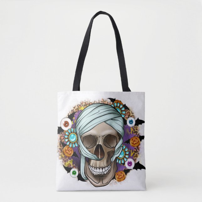 Bolsa Tote Halloween Skeleton (Frente)