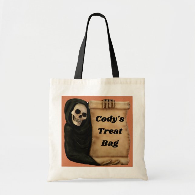 Bolsa Tote Halloween Skeleton (Frente)